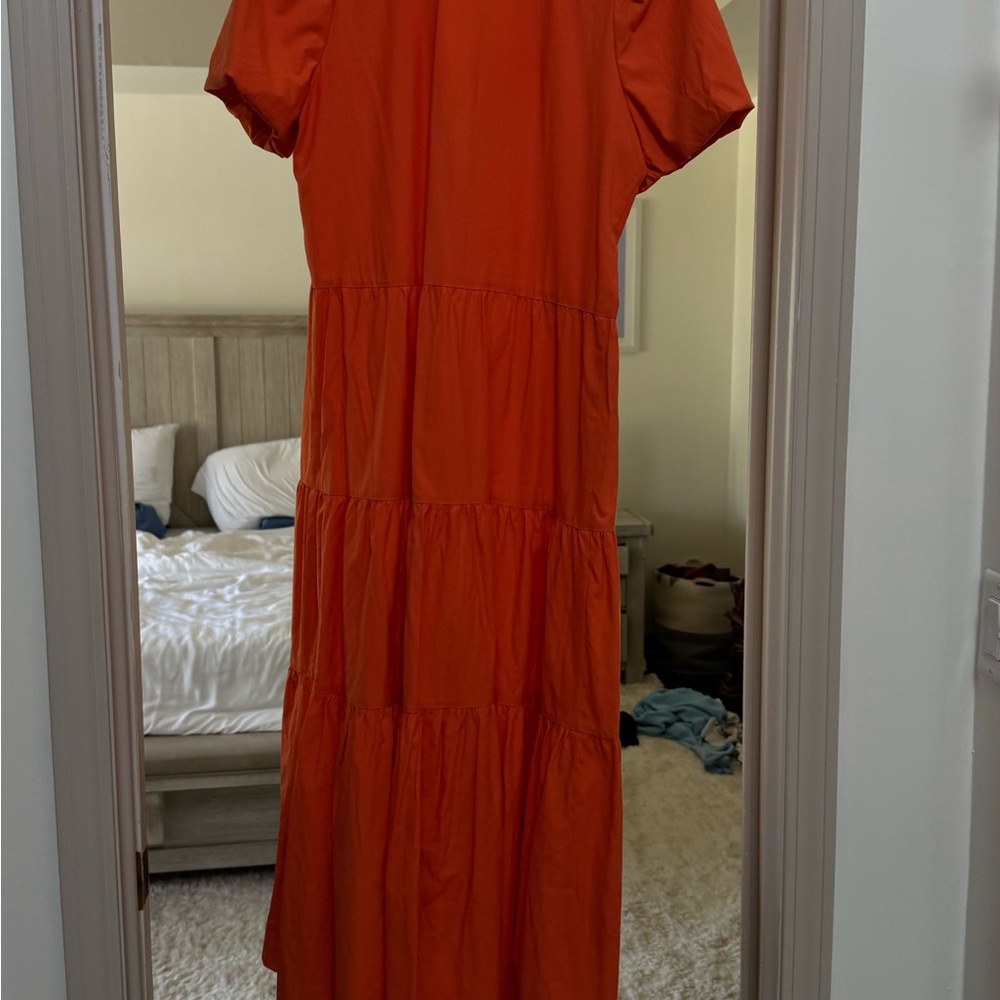 Brochu Walker Vibrant Orange Maxi Dress - Picture 2 of 3